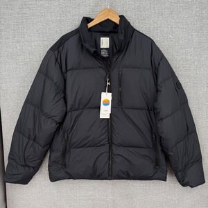 Vuori Aviara Insulated Down Jacket Men's Size Large Black Heavyweight 700 Fill